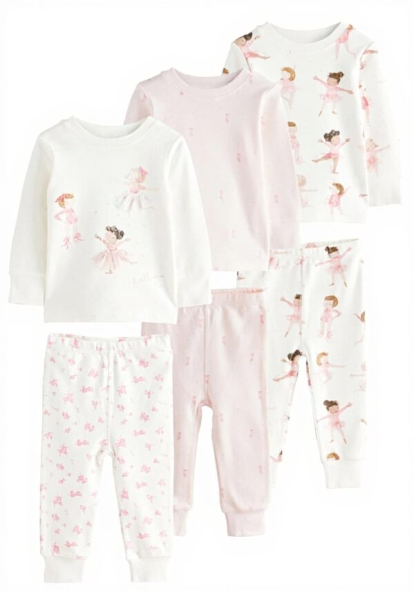 Pyjama fille NEXT lot de 3 douillet manches longues