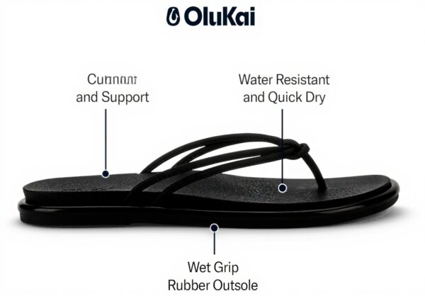 Sandales de plage OLUKAI Aka imperméables confort femme