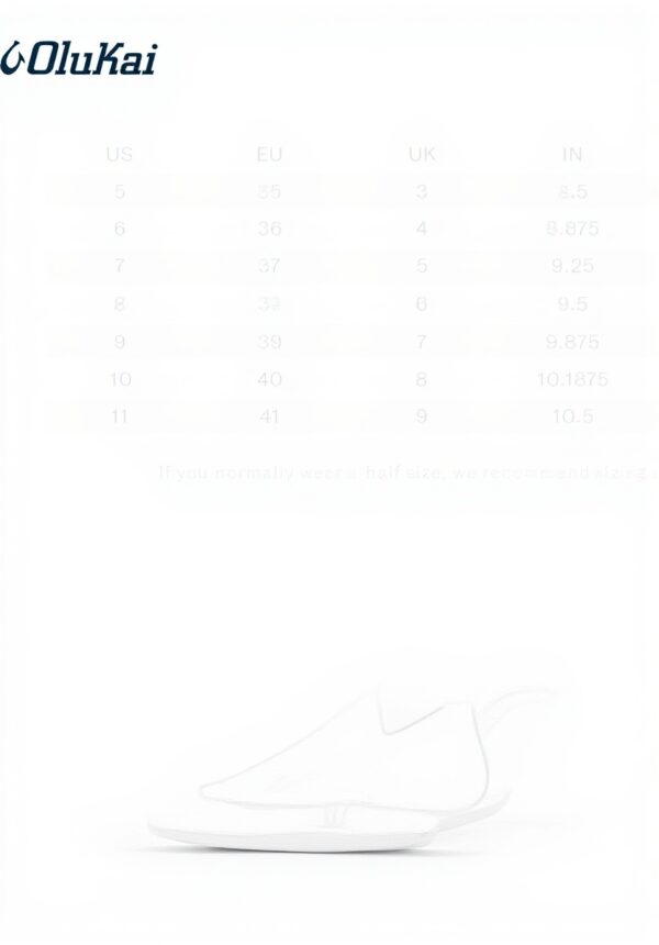 Sandales OLUKAI Aukai Noir Cuir Confort Homme