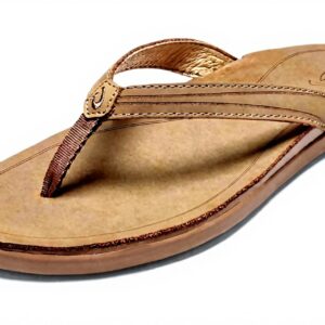 Sandales femme OLUKAI Aukai cuir souple semelle non