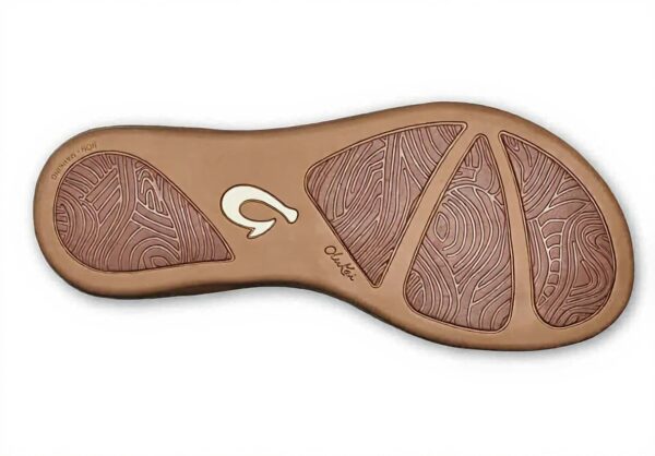 Sandales OLUKAI Aukai Tan cuir souple confort femme