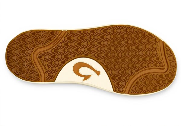 Baskets OLUKAI Laeahi Li ILI homme cuir imperméable marron