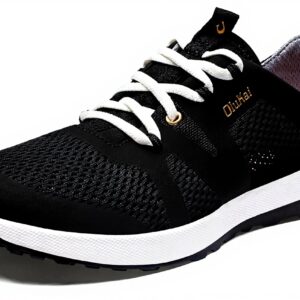 Baskets OluKai Femme Huia Noir Confort Maille Aérée