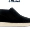 OLUKAI Pehuea Mid Basket Femme Cuir Imperméable