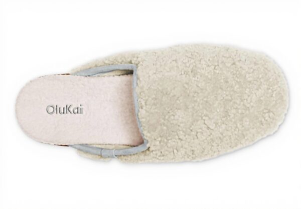 Pantoufles OLUKAI Hale Mule peau mouton polaire femme