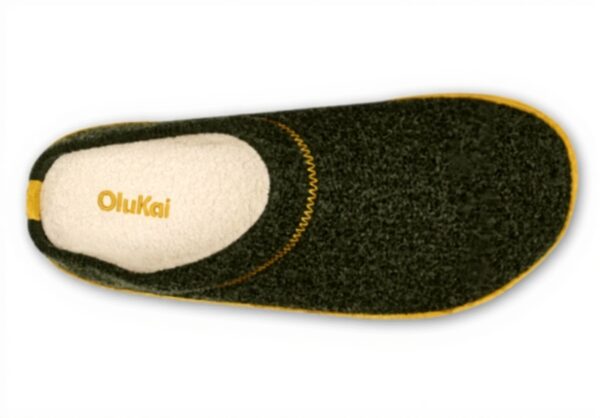 Pantoufles homme OLUKAI Hamani Hulu laine confort peau