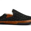 Pantoufles homme OLUKAI Hanohano toile cirée semelle