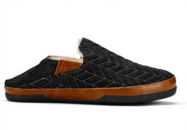 Pantoufles homme OLUKAI Hanohano toile cirée semelle