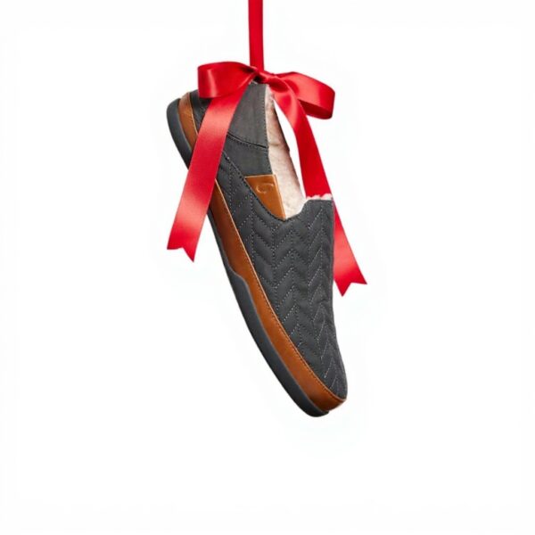 Pantoufles homme OLUKAI Hanohano toile cirée semelle