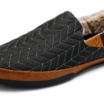 Pantoufles homme OLUKAI Hanohano toile cirée semelle