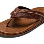 Sandales OLUKAI Hiapo cuir homme plage confort durable