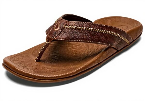 Sandales OLUKAI Hiapo cuir homme plage confort durable