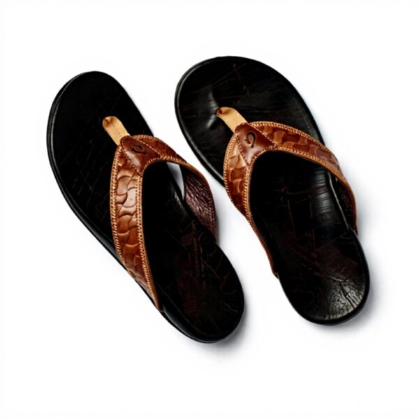 Sandales OLUKAI Hikianalia Homme Cuir Pleine Fleur Confort