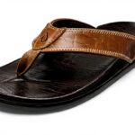 Sandales Olukai Hikianalia Cuir Pleine Fleur Homme Tan Java