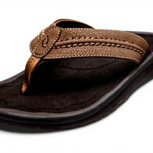 Sandales OluKai Hokua Homme Tan Confort Plage