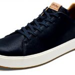 Baskets OluKai Homme Laeahi Li Ili Cuir Imperméable Bleu