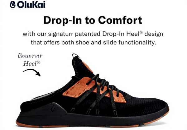 Baskets OluKai Homme Mio Li Maille Cuir Confort