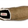Chausson OLUKAI Homme Moloā Cuir Doublure Peau Mouton