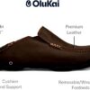 Mocassin OluKai Homme Moloa cuir nubuck semelle anatomique