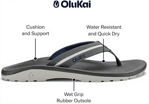 Sandales OLUKAI Homme Ohana Palua confort plage tongs