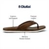Sandales Olukai Homme Olali Tongues Cuir Confortable