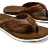 Sandales Olukai Homme Olali Tongues Cuir Confortable