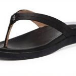 Sandales OLUKAI Honolii Noir Femme Confort Plat