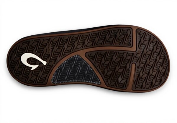 Sandales OluKai Ilikai cuir pleine fleur semelle anatomique