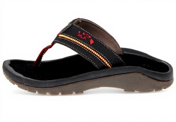 Sandales OluKai Kiai II Homme Noir Semelle Anatomique