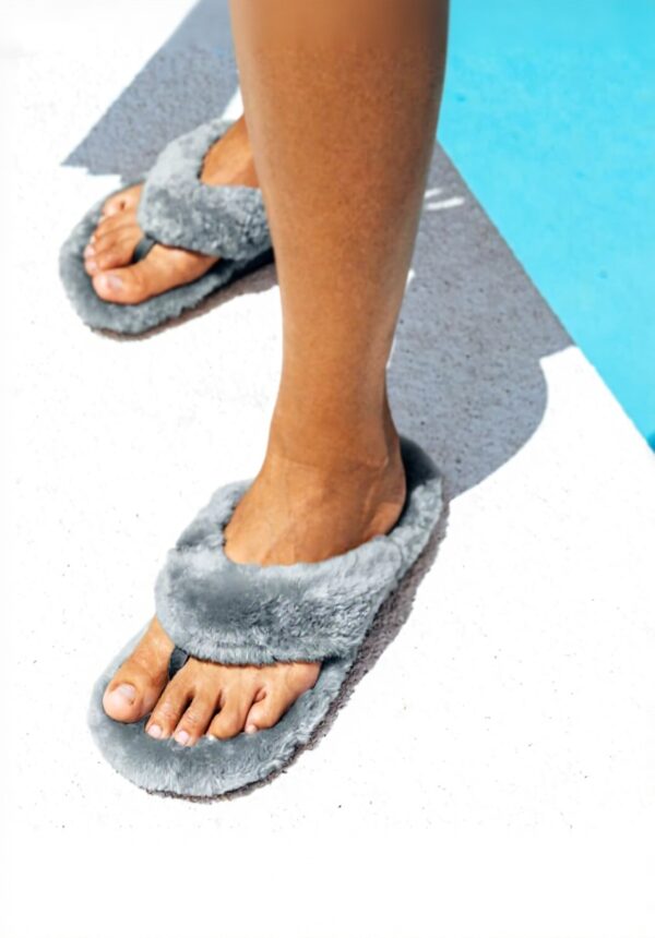 Chaussons femme OLUKAI Kipea Heu peau mouton semelle