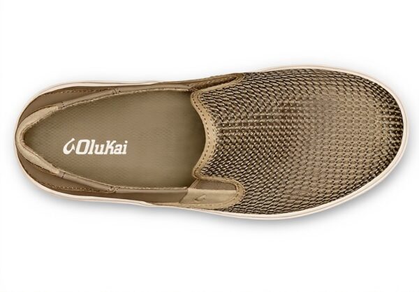 Chaussures OLUKAI Laeahi marron confort maille respirante