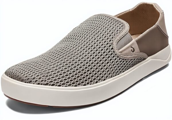 Chaussures OLUKAI Laeahi marron confort maille respirante