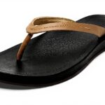 Sandales OLUKAI Lalahi cuir léger maintien voûte plantaire