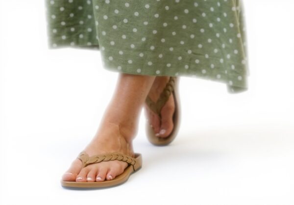 Sandales OLUKAI Lei Tongues Femme Cuir Confort Garantie