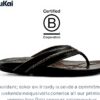 Sandales OLUKAI MEA Ola Homme Cuir Confort Noir Taille 14