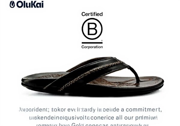 Sandales OLUKAI MEA Ola Homme Cuir Confort Noir Taille 14