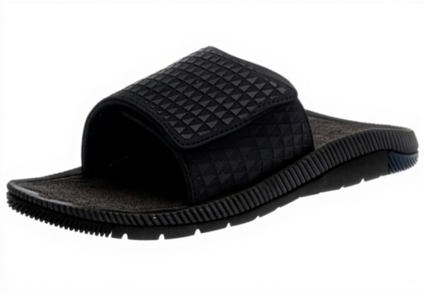 OLUKAI Mens Halo Olu Slide Sandals, Trench BlueCharcoal, 9