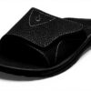 OluKai Nalu Slide Sandal Homme Noir EVA Confortable