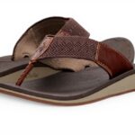 Sandales OluKai Homme Cuir Bois Nohonaulana Thong