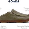 Mocassins OLUKAI Moloa cuir supérieur homme confort