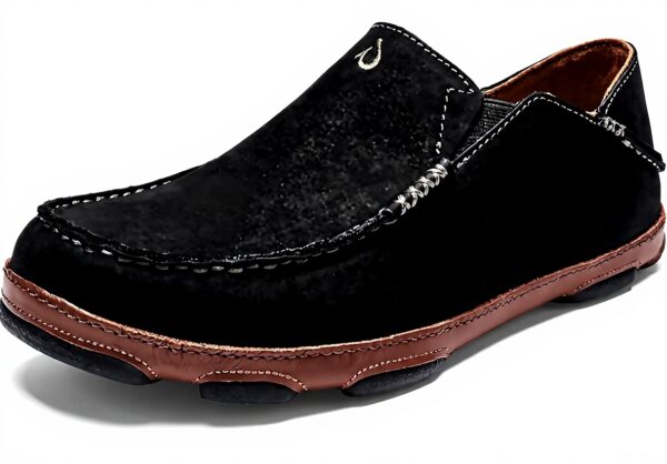 Chaussures à enfiler homme OLUKAI cuir nubuck confortable