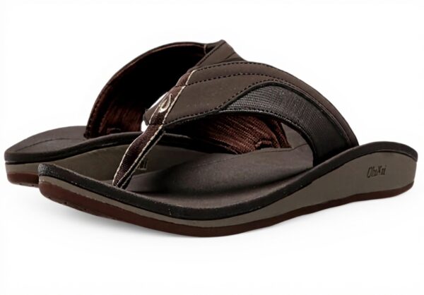 Sandales Olukai Nohona Homme Confort Bois Foncé Taille 42