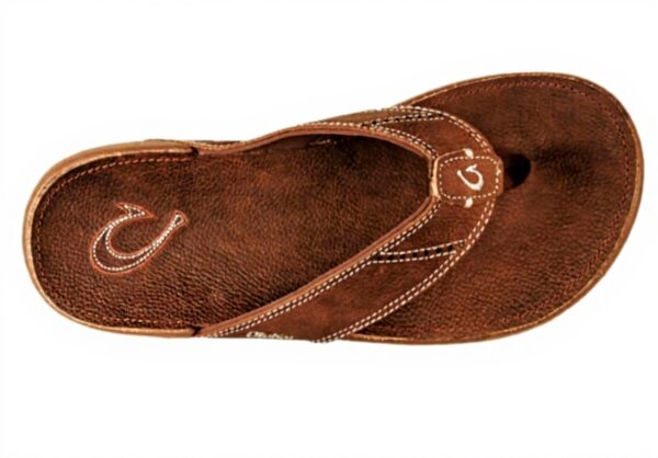 Sandales homme OLUKAI Nui cuir pleine fleur confortable