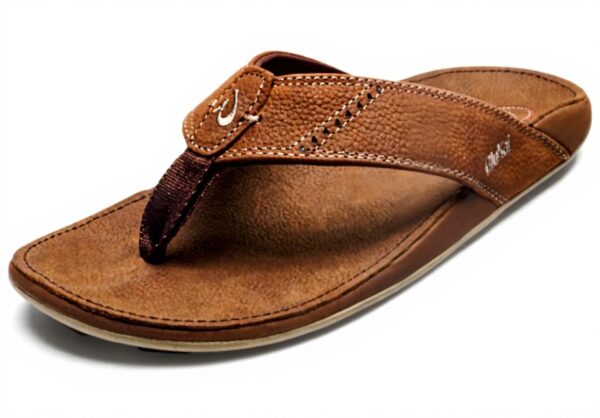 Sandales homme OLUKAI Nui cuir pleine fleur confortable