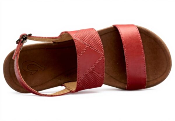 Sandales OluKai Hiona Pai Femme Cuir Paprika Tan