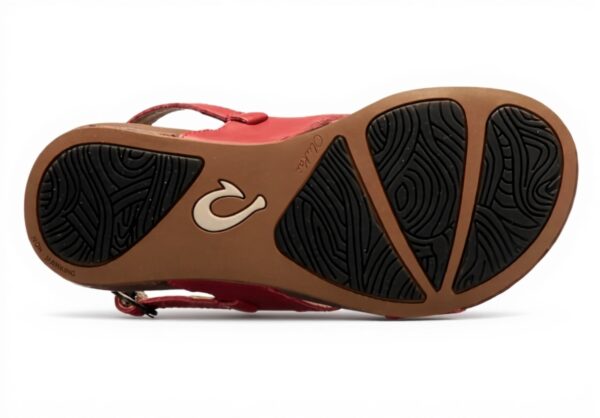 Sandales OluKai Hiona Pai Femme Cuir Paprika Tan