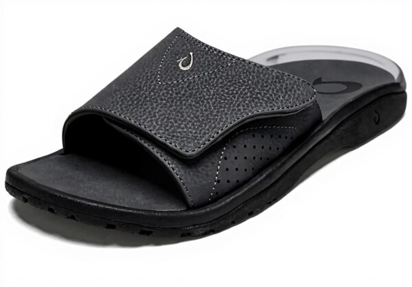 OLUKAI Polena Sandales Homme Dark Java Confort Garantie