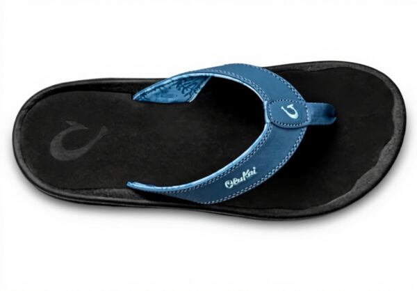 Sandales Olukai Ohana Homme Bleu Noir Confortables
