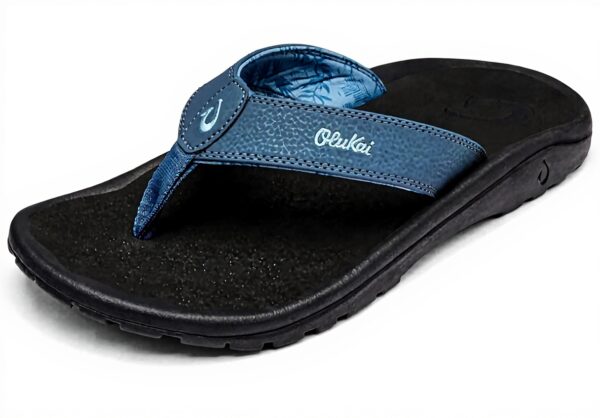 Sandales Olukai Ohana Homme Bleu Noir Confortables