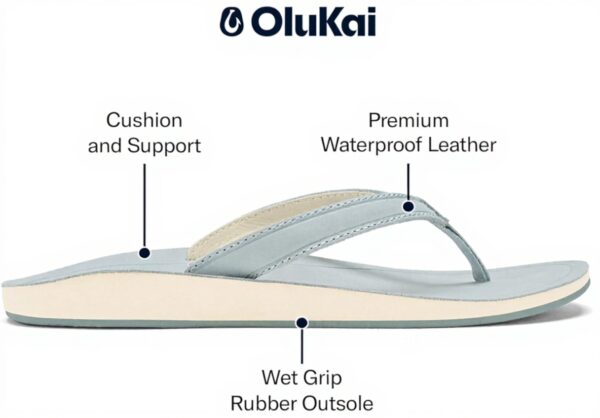 Sandales OLUKAI Southshore femme cuir pleine fleur semelle